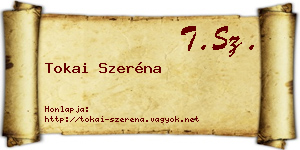 Tokai Szeréna névjegykártya